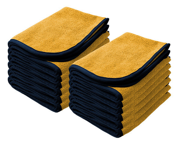 MaxShine 16x16 Yellow 380GSM Microfiber Towel 5 pack – Car Care Go