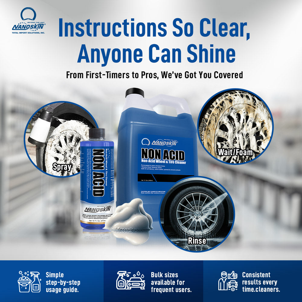 NON ACID Non-Acid Wheel & Tire Cleaner 4:1